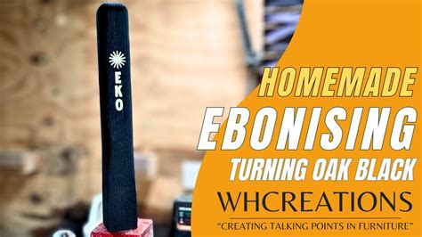 From Oak to Ebony: My Homemade Ebonising Fluid Tutorial.